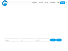 Tablet Screenshot of kiis.org